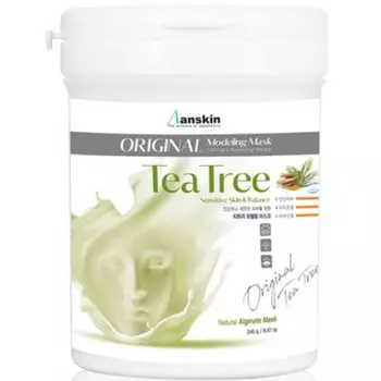 альгинатная маска с экстрактом чайного дерева anskin original teatree modeling mask