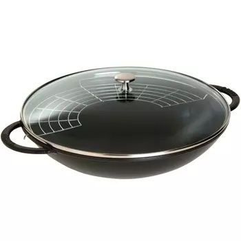 Вок со стеклянной крышкой 5,7 л Staub