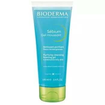 Гель для умывания жирной и проблемной кожи лица Sebium Bioderma/Биодерма туба 100мл