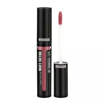 Губная помада жидкая тон 106 Mauve Matt Tattoo No Transfer 12H Luxvisage 3,8мл