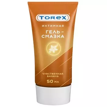 Гель-смазка интимная чувственная ваниль Torex/Торекс туба 50мл
