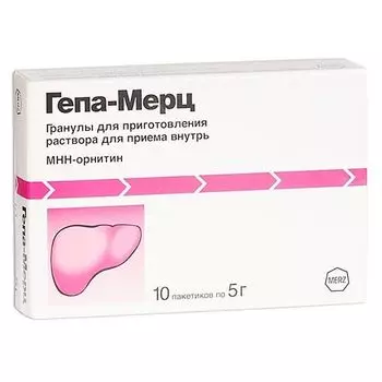Гепа-Мерц гранулы для пригот. раствора для внутр. прим. 3г/5г 10шт