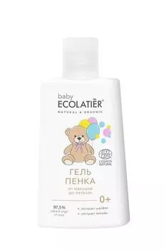 Гель-пенка От макушки до пяточек" BABY 0+ (Ecocert), Ecolatier baby 250 мл"