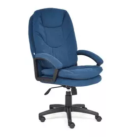 Кресло компьютерное TC Comfort Lt флок синий
