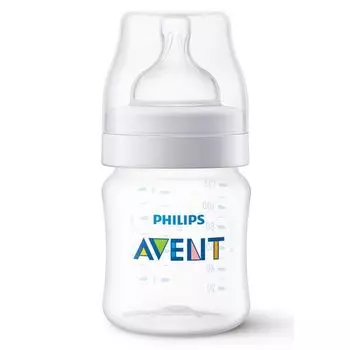 Бутылочка с силиконовой соской из полипропилена Anti-colic Philips Avent 125мл (SCF810/17)