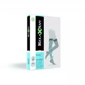 Чулки на резинке 1 класс компрессии Relaxsan/Релаксан Stay-Up 870 140 den р.5 черный
