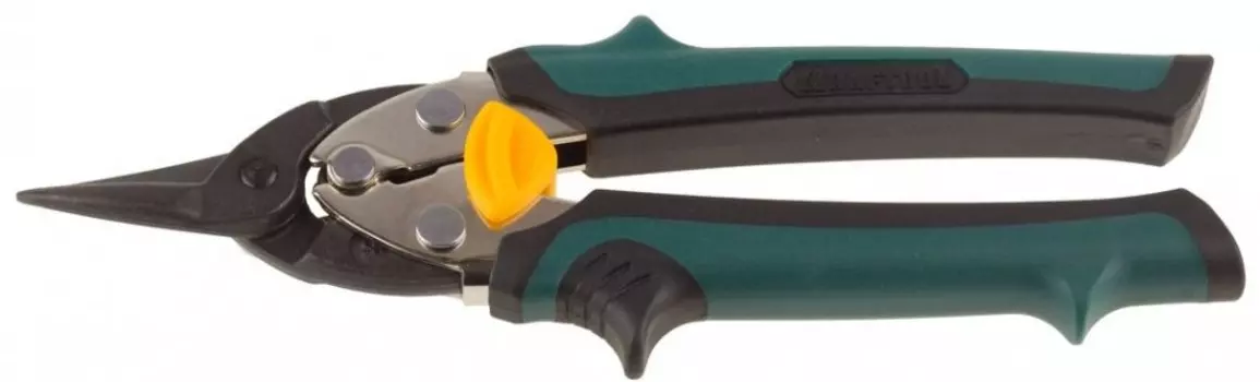 Ножницы по металлу прямые Kraftool COMPACT, блокировочный замок, 19 см (2326-S)