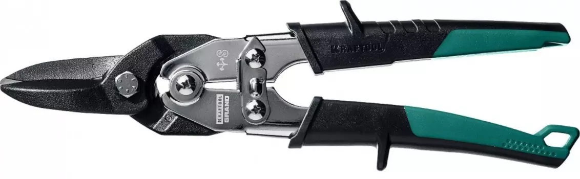 Ножницы по металлу прямые Kraftool GRAND, блокировочный замок, 26 см (2324-S_z02)