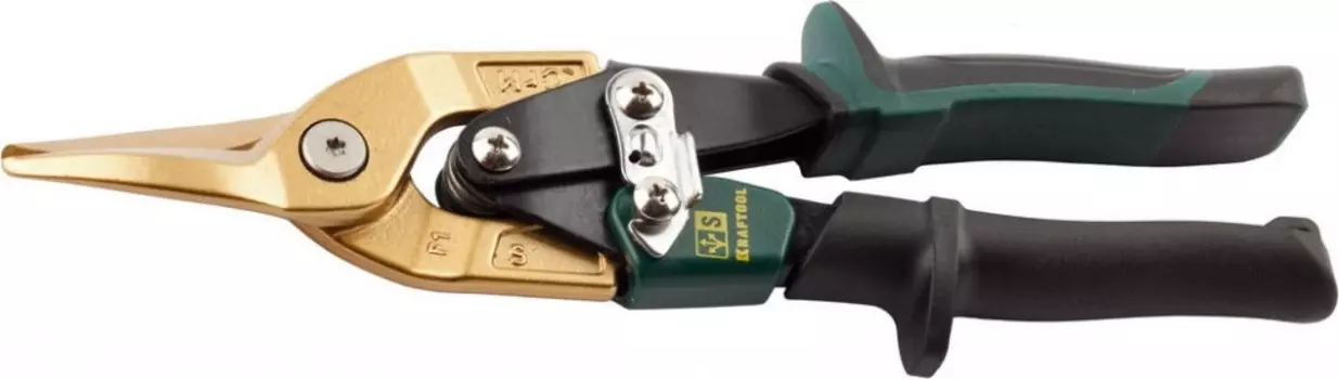 Ножницы по металлу прямые Kraftool TITAN, блокировочный замок, 26 см (2327-S)