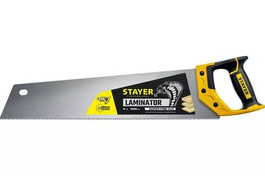 Ножовка по дереву STAYER PROFESSIONAL Cobra Laminator, длина полотна 500 мм (1516-50)