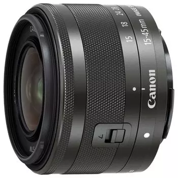 Объектив CANON 15-45mm f/3.5-6.3 EF-M STM, Canon EF, черный (0572c005)