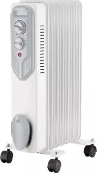 Обогреватель масляный Primera ORP-715-HMC, 1.5 кВт, до 15 м, секций: 7, термостат, регулировка температуры, механическое управление, напольный, белый