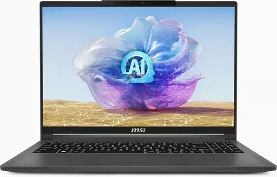 Ноутбук MSI CreatorPro 16 AI Studio A1VMG-227RU 16" IPS 3840x2400, Intel Core Ultra 9 185H 2.3 ГГц, 64Gb RAM, 2Tb SSD, NVIDIA RTX 5000 Ada-16Gb, W11Pro, серый (9S7-15F314-227)
