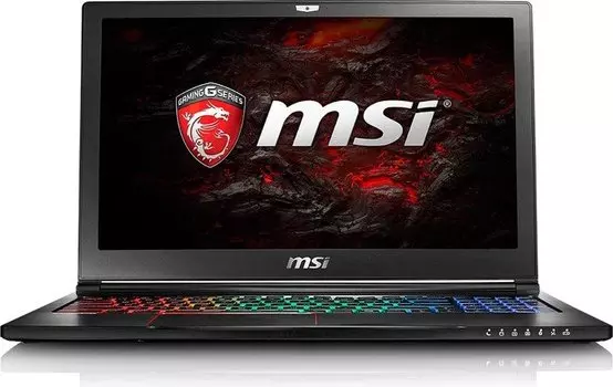 Ноутбук MSI GS63 7RE-002RU Stealth Pro 15.6" 1920x1080, Intel Core i7-7700HQ 2.8GHz, 8Gb RAM, 1Tb HDD+128Gb SSD, GeForce GTX1050Ti-4Gb, WiFi, BT, Cam, W10, черный (9S7-16K412-002) плохая упаковка