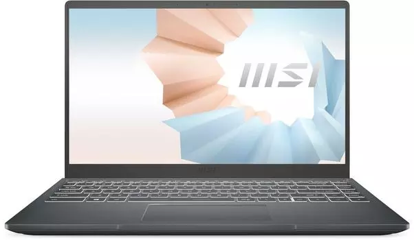 Ноутбук MSI Modern 14 B11MOU-863RU 14" 1920x1080, Intel Core i7-1195G7 2.9GHz, 8Gb RAM, 512Gb SSD, W10, серый (9S7-14D334-863)