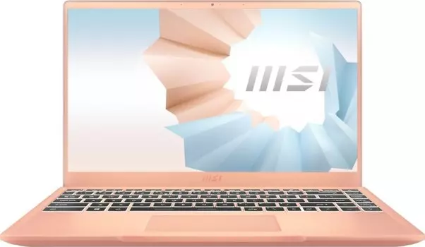 Ноутбук MSI Modern 14 B11SB-412RU 14" 1920x1080, Intel Core i5-1135G7 2.4GHz, 16Gb RAM, 512Gb SSD, NVIDIA GeForce MX450-2Gb, WiFi, BT, Cam, W10, бежевый (9S7-14D215-412)