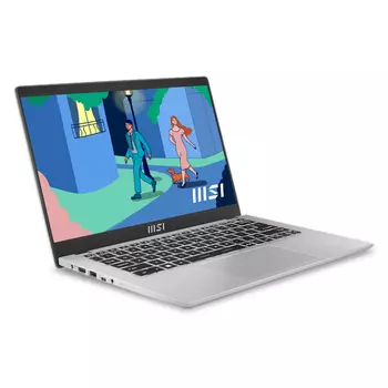 Ноутбук MSI Modern 14 C7M 14" IPS 1920x1080, AMD Ryzen 5 7530U 2 ГГц, 8Gb RAM, 512Gb SSD, без OC, черный (9S7-14JK12-239)