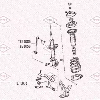 Тяга стабилизатора TATSUMI TEB1086