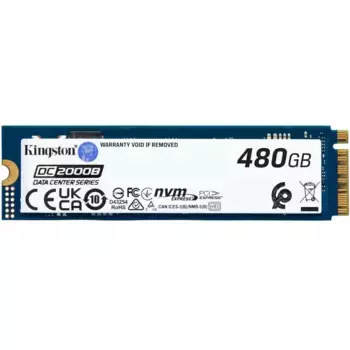 Внутренний SSD диск KINGSTON DC2000B 480GB, M.2 (SEDC2000BM8/480G)