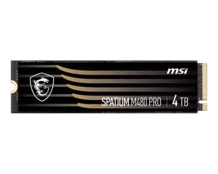 Внутренний SSD диск MSI Spatium M480 Pro 4TB, M.2 (S78-440R050-P83)