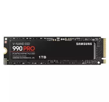 Внутренний SSD диск SAMSUNG 990 PRO, 1000GB, M.2, NVMe 2.0, PCIe 4.0 x4 (MZ-V9P1T0CW)