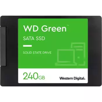 Внутренний SSD диск WD Green 240GB, SATA3, 2.5" (WDS240G3G0A)