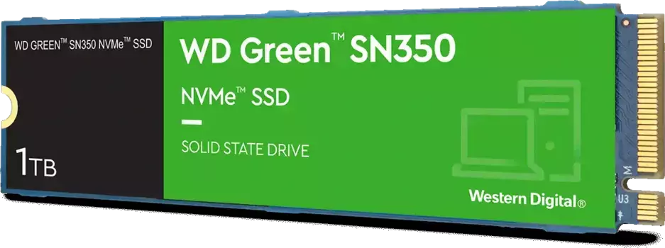 Внутренний SSD диск WD Green SN350 1TB, M.2 (WDS100T3G0C)