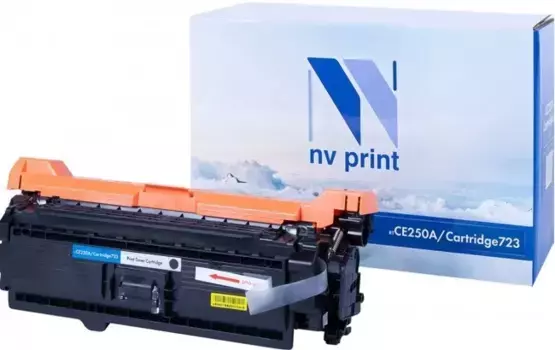 Тонер-картридж для лазерного принтера NVP NV-CE250A/723Bk Black
