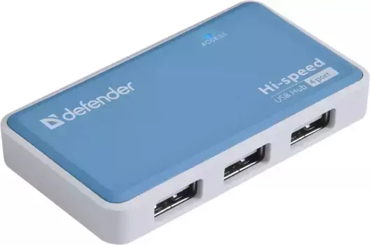 USB разветвитель универсальный DEFENDER Quadro Power USB 2.0 (83503)