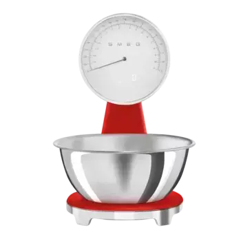 Весы кухонные SMEG KSF01RDWW, красный