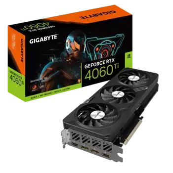 Видеокарта GIGABYTE GeForce RTX 4060 Ti Gaming OC 16G GV-N406TGAMING OC-16GD