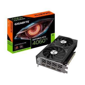 Видеокарта GIGABYTE GeForce RTX 4060 Ti Windforce OC 16Gb (GV-N406TWF2OC-16GD)