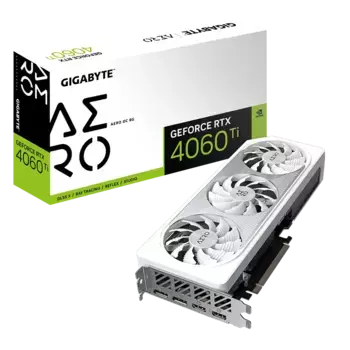 Видеокарта GIGABYTE GeForce RTX 4060 Ti Aero 8Gb (GV-N406TAERO OC-8GD)