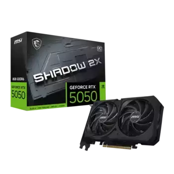 Видеокарта MSI GeForce RTX 5050 8G Shadow 2X OC