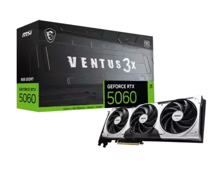 Видеокарта MSI GeForce RTX 5060 8G Ventus 3X OC