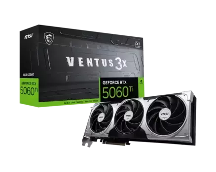 Видеокарта MSI GeForce RTX 5060 Ti 8G Ventus 3X OC