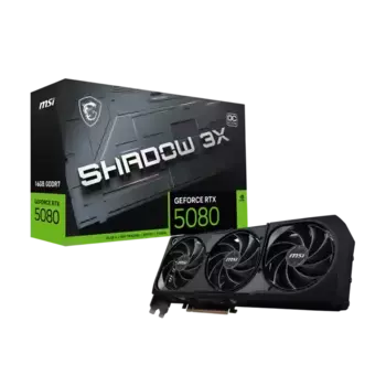 Видеокарта MSI GeForce RTX 5080 Shadow 3X 16G OC