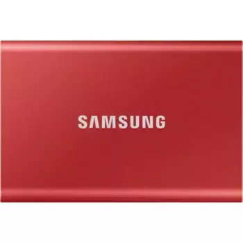 Внешний SSD диск SAMSUNG T7 2TB, USB 3.2, Metallic Red (MU-PC2T0R/WW)