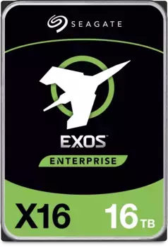 Внутренний HDD диск SEAGATE Exos X16 16TB, SATA3, 3.5" (ST16000NM001G)