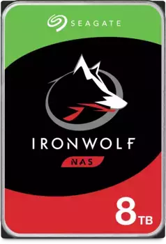 Внутренний HDD диск SEAGATE IronWolf 8TB, SATA3, 3.5" (ST8000VN004)