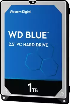 Внутренний HDD диск WD Blue 1TB, SATA3, 2.5" (WD10SPZX-08Z10T2)