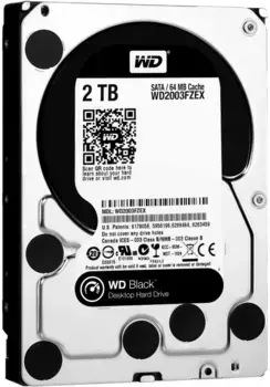 Внутренний HDD диск WD Caviar Black 2TB, SATA3, 3.5" (WD2003FZEX-00SRLA0)
