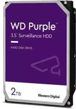 Внутренний HDD диск WD Purple 2TB, SATA3, 3.5" (WD23PURZ)