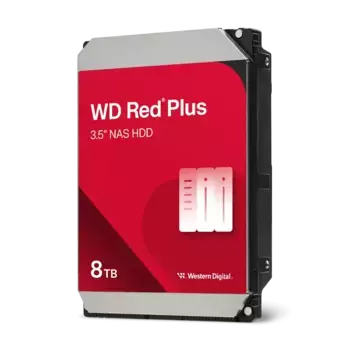Внутренний HDD диск WD Red Plus 8TB, SATA3, 3.5" (WD80EFPX)