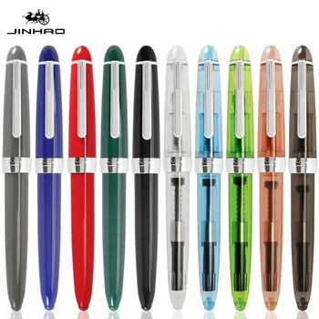 JINHAO 992 перьевая ручка серебристый зажим 12 цветов