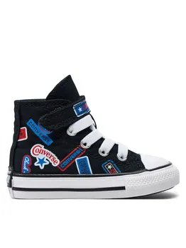 Тканевые кроссовки Chuck Taylor All Star Easy On Stickers Converse, черный