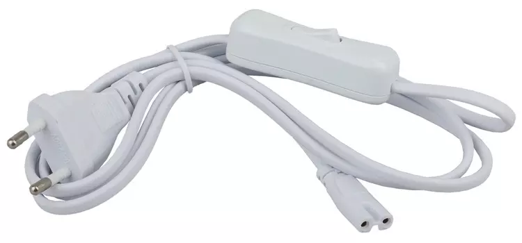 LLED-A-CABLE-1.5m-SW-W ЭРА Сетевой шнур 1,5м с выключателем для светильников LLED разъемC7