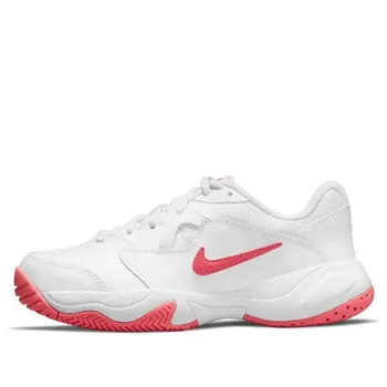 Кроссовки court jr. lite 2 low-top tennis shoes pink/white Nike, белый