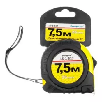Рулетка T2 Hobbi, 7,5мх25мм