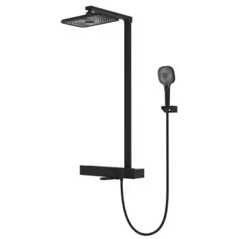 Душевая стойка Vincea Inspire VSFS-3I13TMB с термостатом, черный